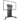 Alternate-Image3 Image for Chief Fusion Ultrawide X-Large Height Adjustable Mobile TV Cart - For Displays 55-100" - Black