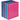 Out-of-Package Image for Samsill Durable 1 Inch Binder, Made in the USA, D Ring Customizable Clear View Cover, Fashion Assortment, 4 Pack, Each holds 225 Pages (MP46439)
