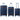 Front Image for CHAMPS Vintage III Collection - 3-piece Hardside Luggage set - Navy