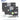 Alternate-Image1 Image for Brother Genuine P-touch TZe1312PK BK on CLR Label Tapes, Laminated, 12mmX8m each