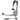 Left Image for Cyber Acoustics AC-840 Usb Mono Headset Internet Communication & Boom Mic