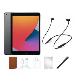 Apple iPad 8 Beats Bundle (HeadPhones, Case, Stylus) - Refurbished