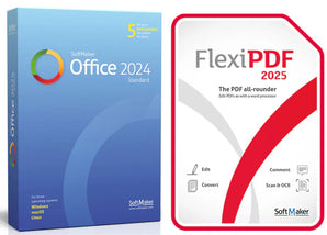 SoftMaker Office 2024 Standard with FlexiPDF 2025 Bundle for Windows (Download.)