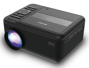 Emerson 150" Home Theater LCD Projector with Built-In DVD, Bluetooth & FREE 100" Screen (On Sale!)