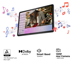 Lenovo Tab K11 11" WUXGA Touchscreen MediaTek Helio G88 4GB RAM 64GB eMMC Android Tablet