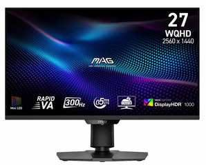 MSI MAG X30MV 27" QHD 300Mhz Mini LED Gaming Monitor with AI Navigator, DP & HDMI