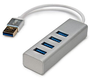 Rocstor Portable USB 2.0 Type-A to 4-Port SuperSpeed USB 3.0 Adapter