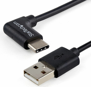 StarTech 3-Foot Right-Angled USB-A to USB-C Charging Cable
