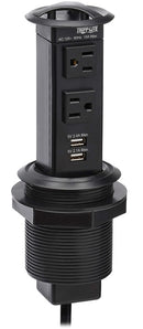 TrippLite Power It! 2-Outlet Pop-Up Power and Charging Dock with Antimicrobial Protection (On Sale!)