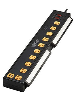 Tripp Lite Protect It! 10-Outlet Surge Protector with USB Ports & Swivel Light Bars
