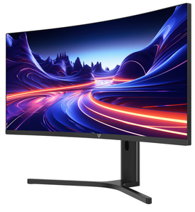 V7 34" WQHD Curved Multimedia Monitor with DP, HDMI, KVM, USB-C & Integrated USB Hub (While They Last!)