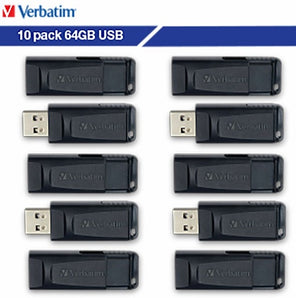 Verbatim Store n Go 64GB USB Flash Drive (10-Pack) (On Sale!)