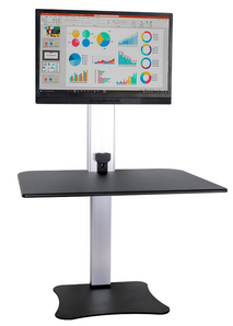 Victor High Rise Electric Single Monitor Standing Desk
