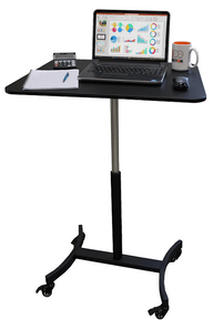 Victor High Rise Mobile Adjustable Standing Desk