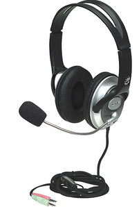 Manhattan Classic Stereo Headset with Flexible Microphone Boom