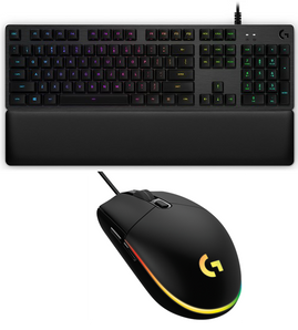 Logitech G513 LIGHTSYNC RGB Mechanical Gaming Keyboard with GX Blue Keys & FREE! Gaming Mouse