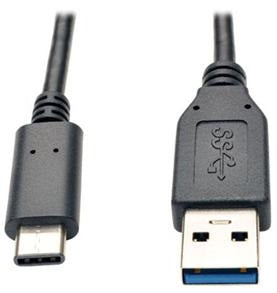 Tripp Lite USB 3.1 Type-C to USB 3.0 Type-A 3-Foot Cable (M/M)