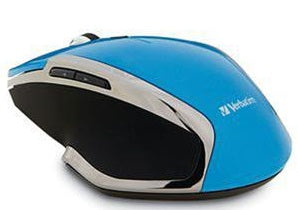 Verbatim Wireless Notebook 6-Button Deluxe Blue LED Mouse (Blue)