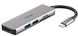 D-Link 5-in-1 USB-C Hub with 4K HDMI & Card Reader (While They Last!)