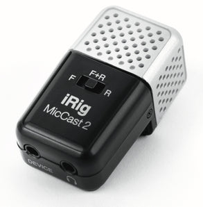 IK Multimedia iRig Mic Cast 2 Voice Recording Microphone for iPad, iPhone & Android