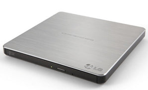 LG External Ultra Slim CD/DVD Reader/Writer with TV Connectivity (Silver)