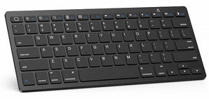 Omotron Ultra-Slim Bluetooth Keyboard for Apple iPad & iPhone (Black)