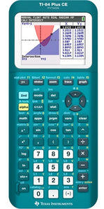 Texas Instruments TI-84 Plus CE Graphing Calculator (Matte Teal)
