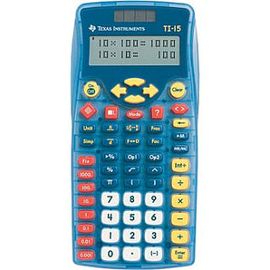 Texas Instruments TI-15 Explorer Financial Calculator Teacher's Kit