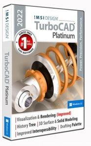 TurboCAD 2022 Platinum Academic for Windows (Download)