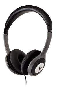 V7 Deluxe Stereo Headphones with Volume Control (10-Pack)