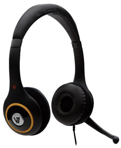 V7 USB Deluxe Digital Stereo Headset with Noise Cancelling Microphone (10-Pack)