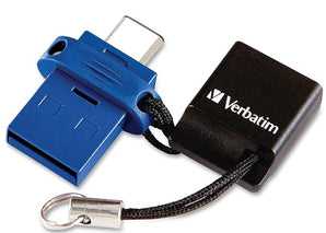 Verbatim Store ‘n’ Go 64GB Dual USB Flash Drive for USB-C Devices